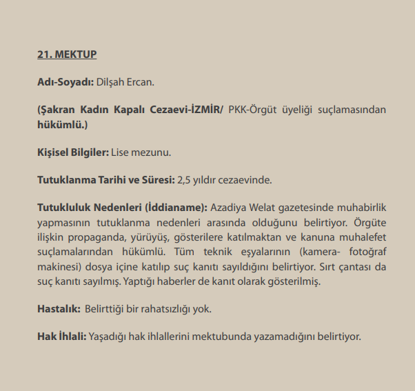 Polisevi saldırısının faillerinden PKK'lı Dilşah Ercan CHP'nin 'tutuklu gazeteciler' raporunda!